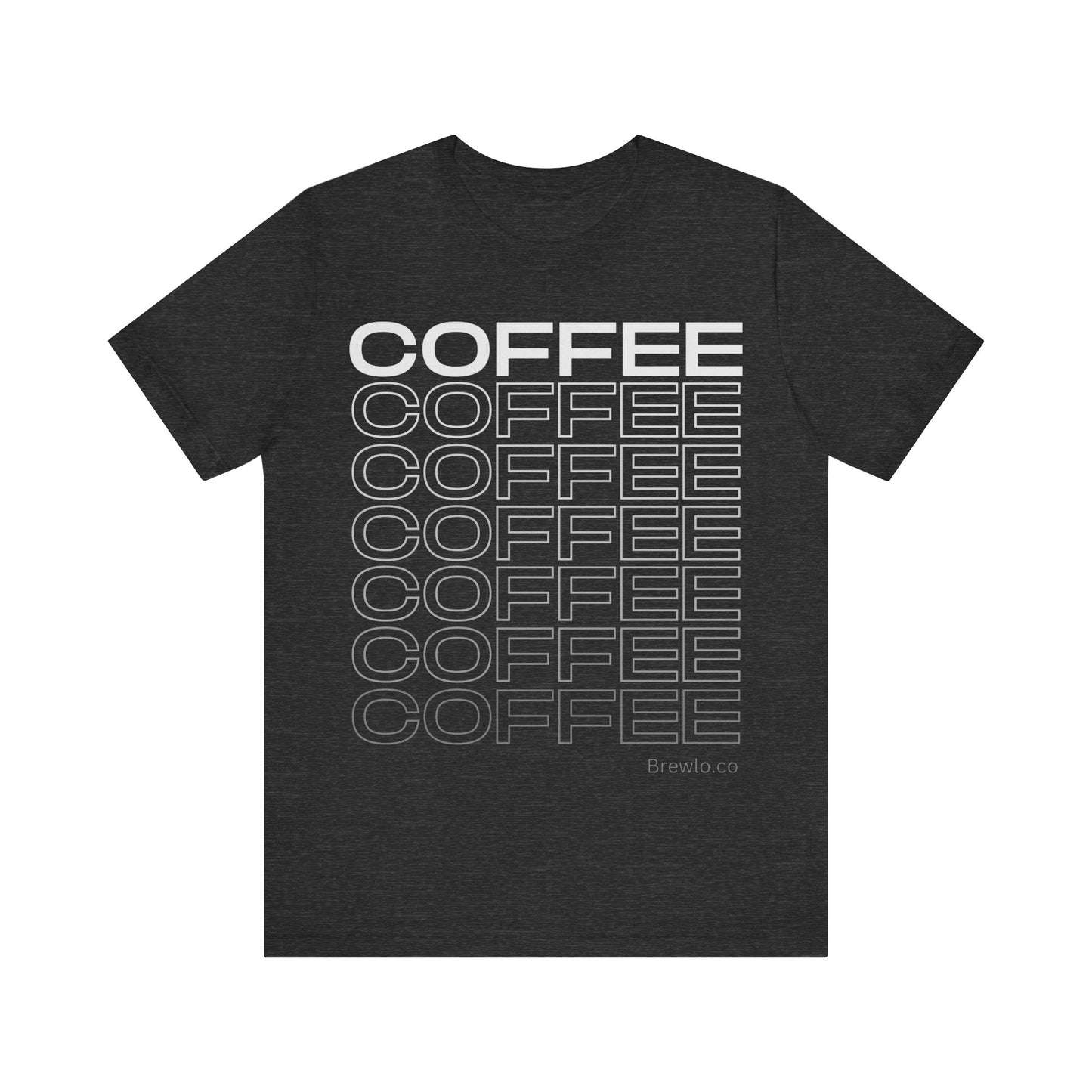 Coffee Coffee Coffee Tee - white print