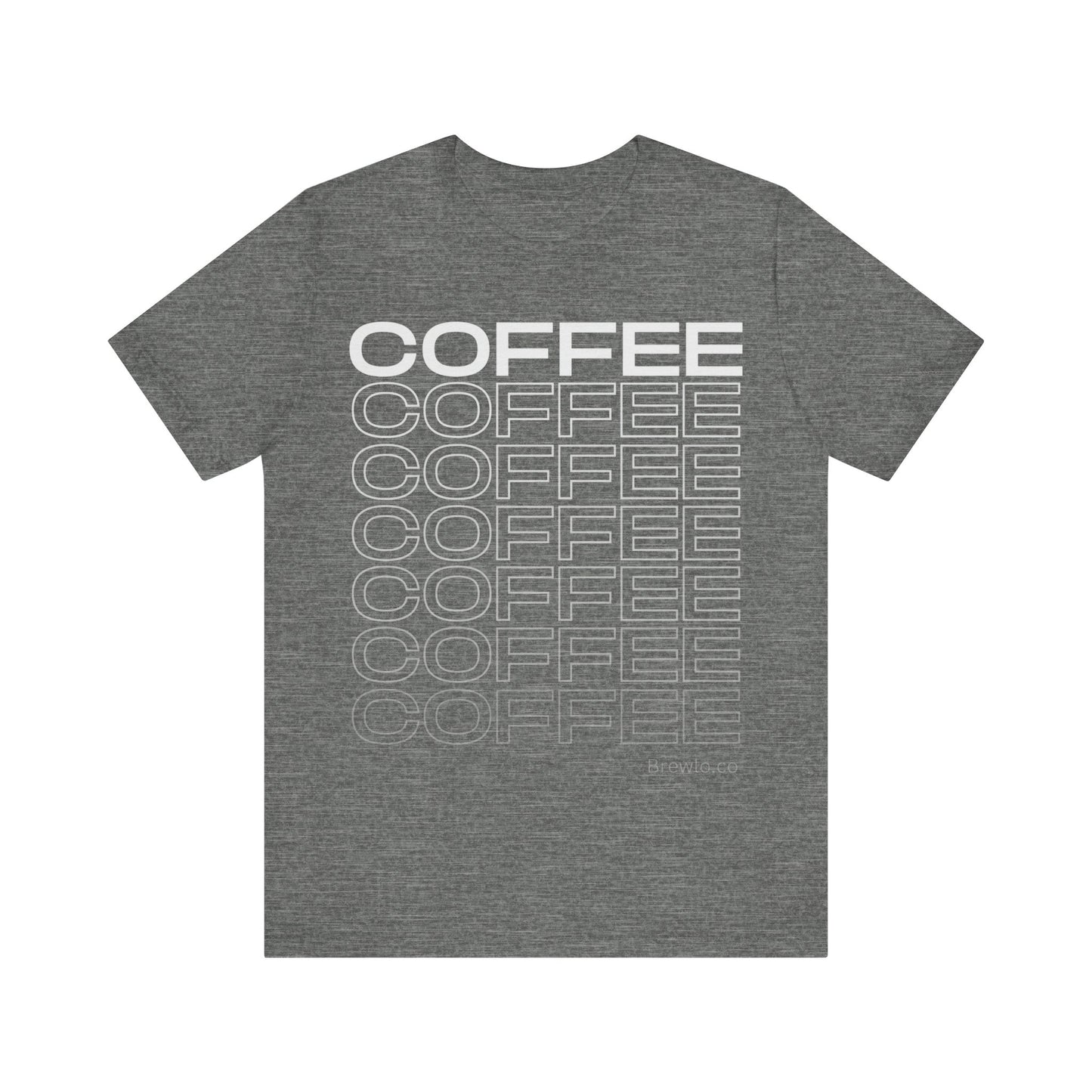 Coffee Coffee Coffee Tee - white print