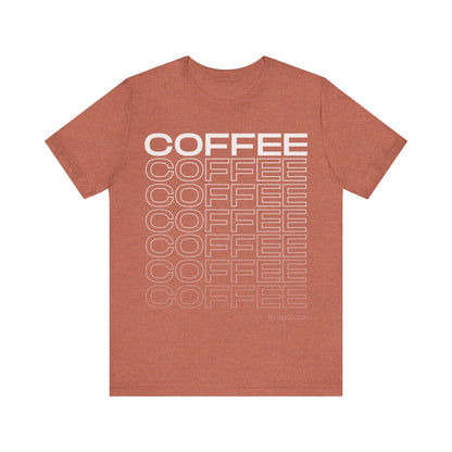 Coffee Coffee Coffee Tee - white print