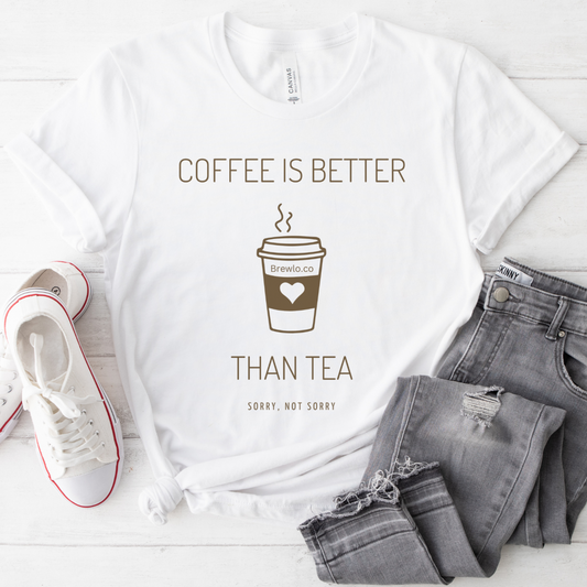 Coffee Is Better - brown print